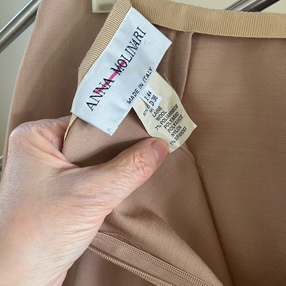 VINTAGE ANNA MOLINARI SKIRT - Picture 5 of 10